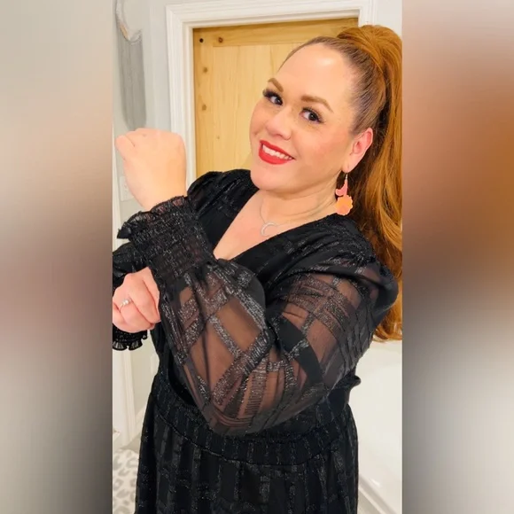 Michael Kors | Dresses | Michael Kors Plus Size Black Dress Stretchy Waist Material Shear Armssparkle | Poshmark Michael Kors | Dresses | Michael Kors Plus Size Black Dress Stretchy Waist Material Shear Armssparkle | Poshmark